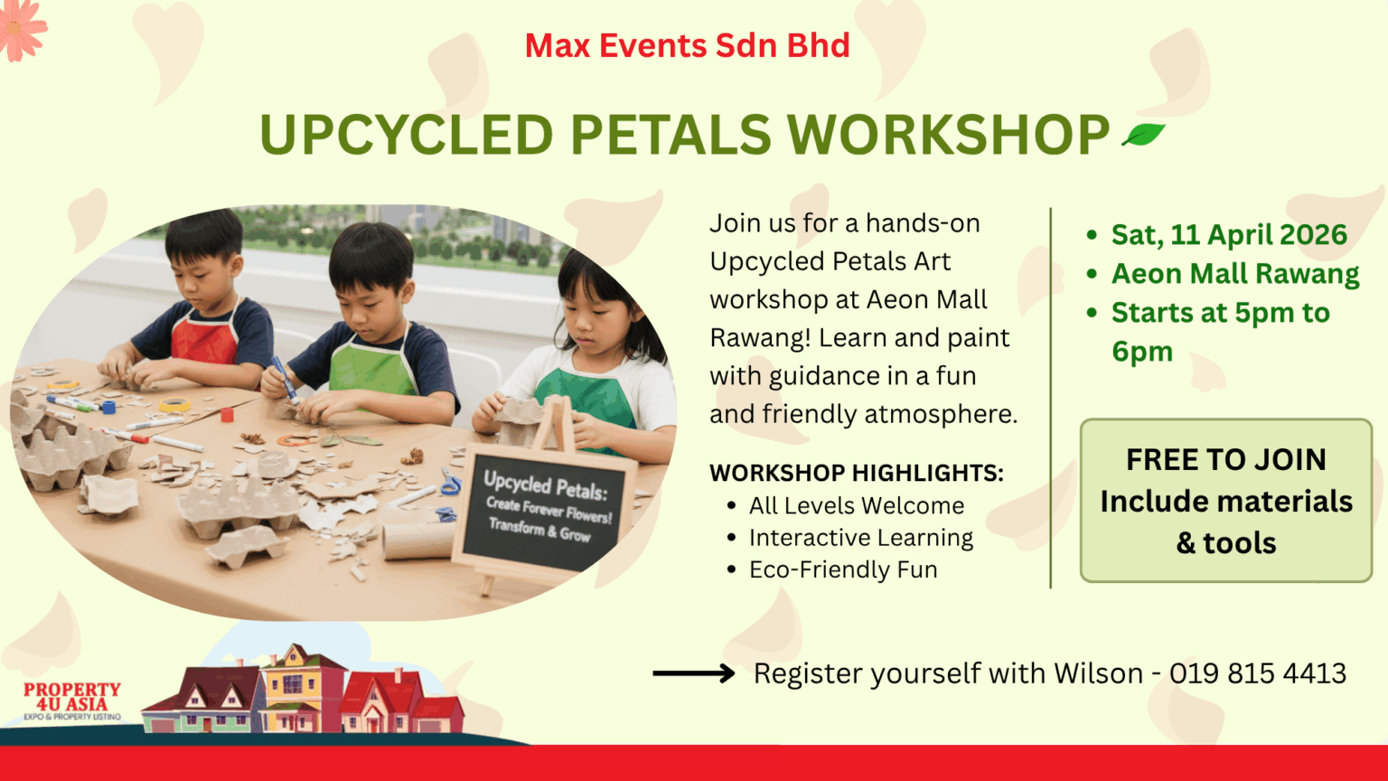 Upcycled Petals Workshop